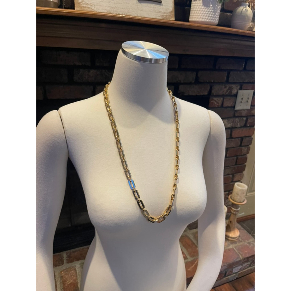 ST JOHN | Vintage Gold Tone Chunky Chain Link Statement